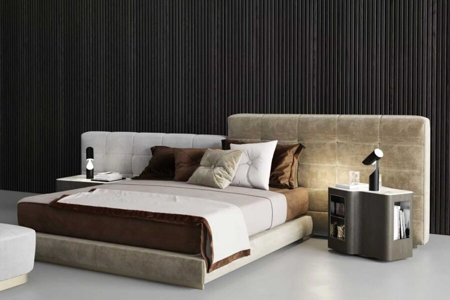 Giường ngủ phong cách Ý LC641 - Ảnh 2