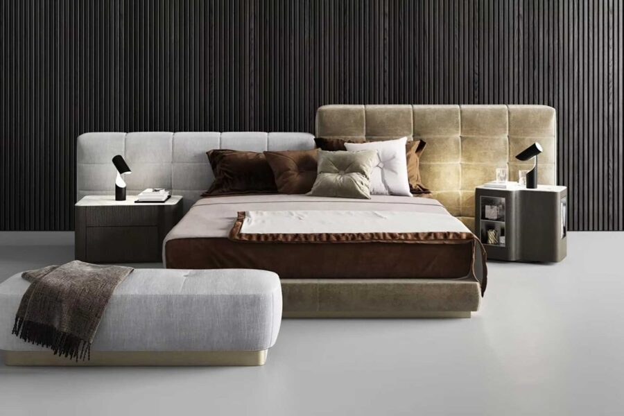 Giường ngủ phong cách Ý LC641 - Ảnh 3