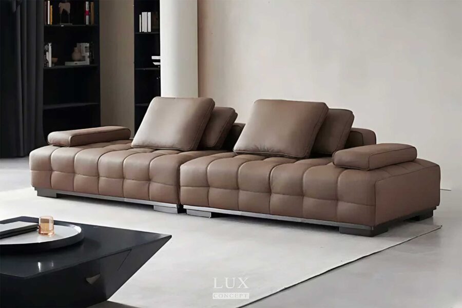 Sofa Văng Da Phong Cách Ý LC338 - Ảnh 3
