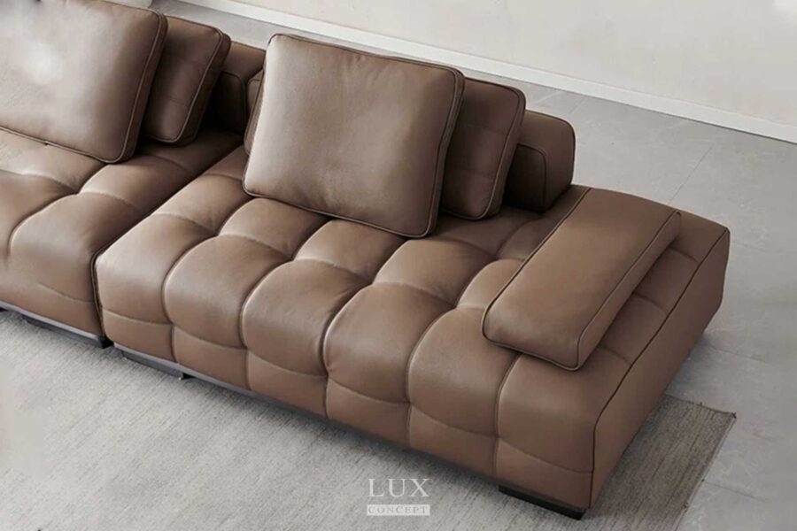 Sofa Văng Da Phong Cách Ý LC338 - Ảnh 4