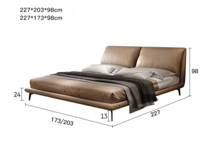 Giường Ngủ Bọc Da LC637 - Ảnh 5