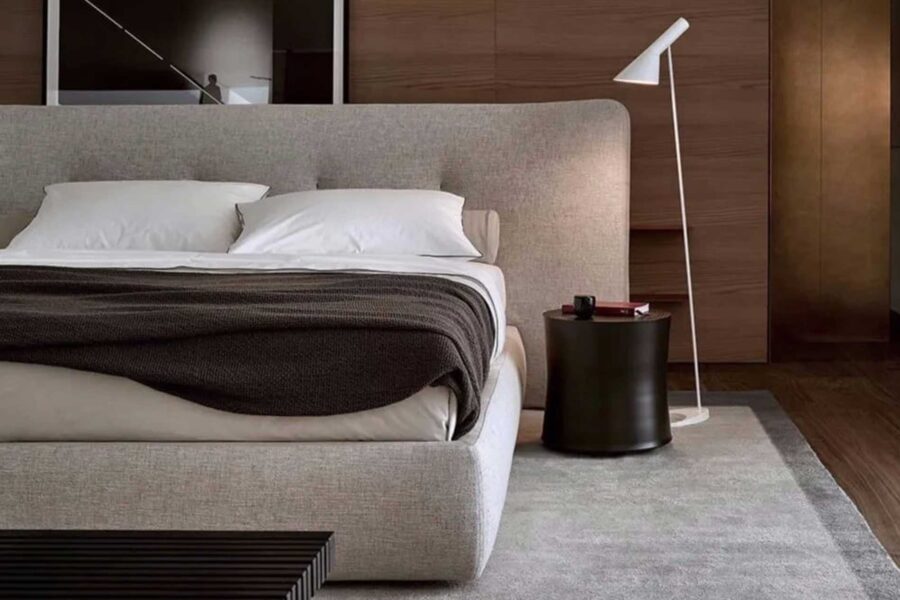Giường Ngủ Bọc Nỉ LC671 - Ảnh 4