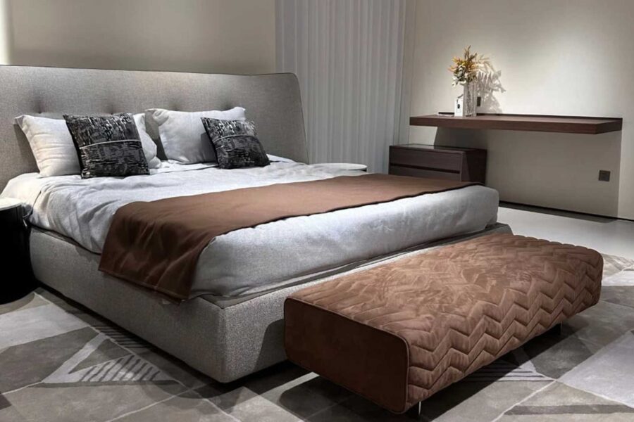 Giường Ngủ Bọc Nỉ LC671 - Ảnh 6